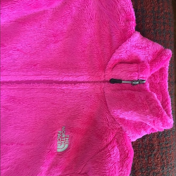 north face furry fleece pink